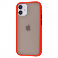 Чехол Shadow Matte на iPhone 12 и 12 Pro Red/Black Чехол Shadow Matte на iPhone 12 и 12 Pro Red/Black